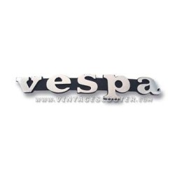 Emblême de tablier Vespa aluminium entraxes 80mm